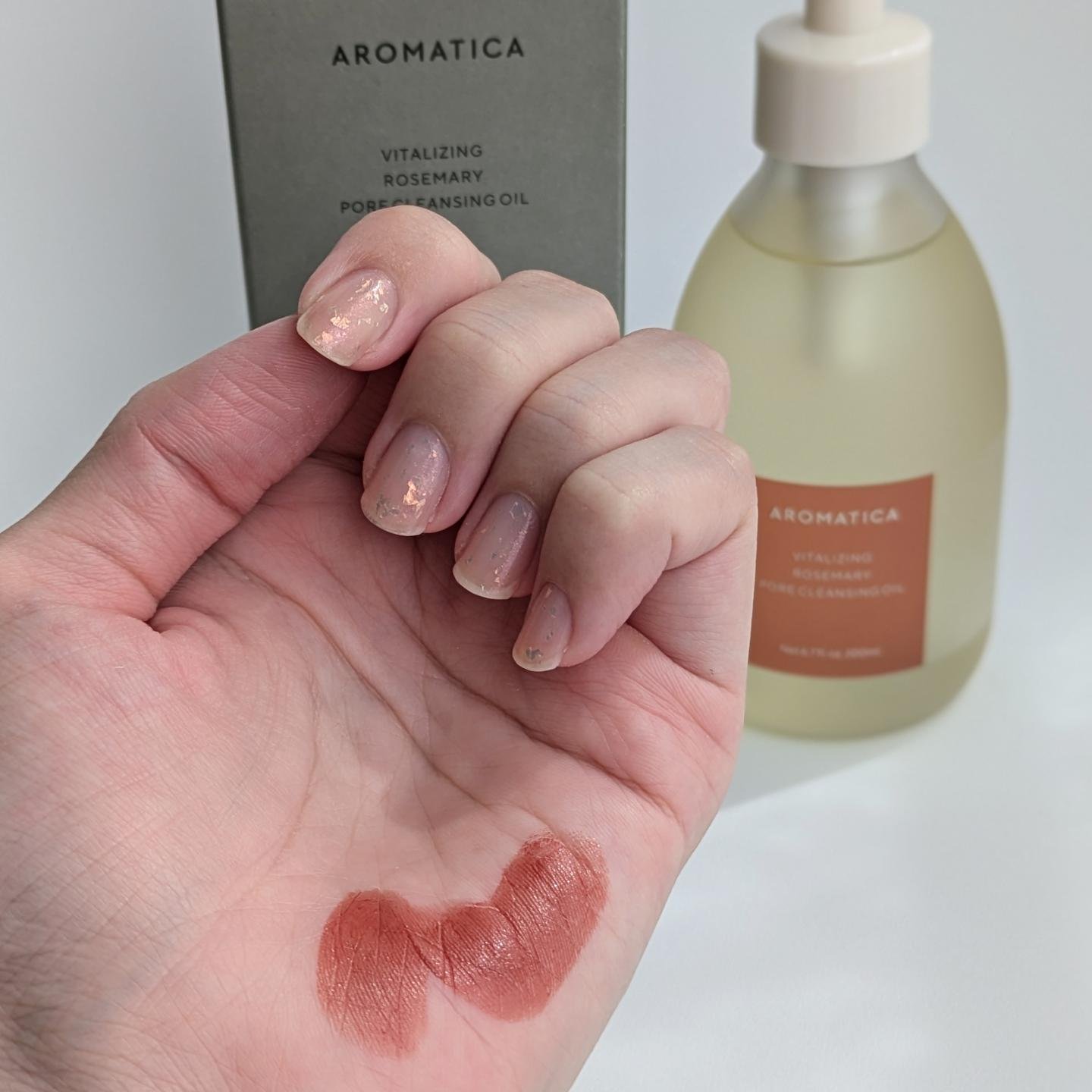 ローズマリークレンジングオイル/AROMATICA/オイルクレンジングを使ったクチコミ（2枚目）