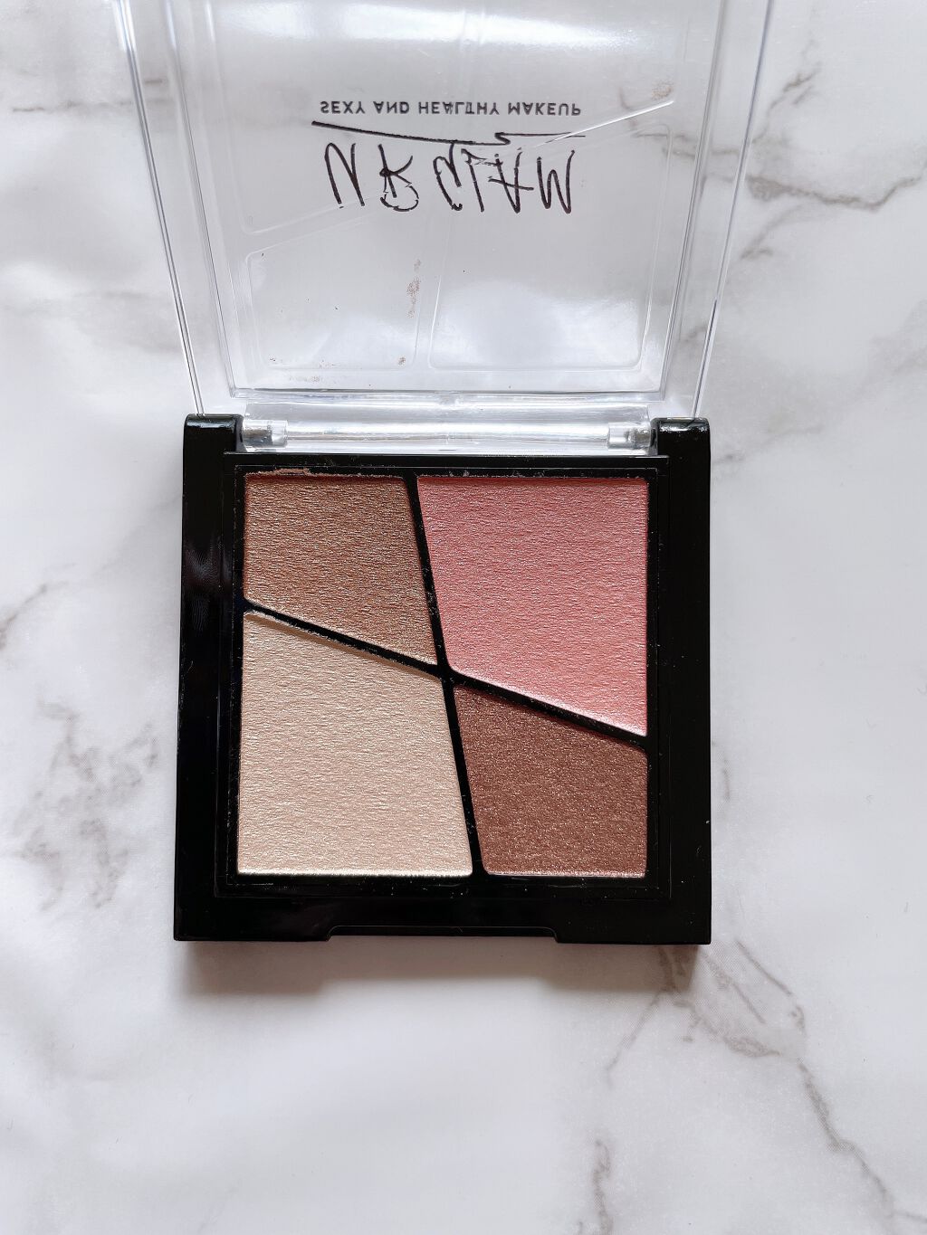 UR GLAM　VELVET EYE COLOR PALETTE コーラルブラウン/U R GLAM/アイシャドウパレットを使ったクチコミ（2枚目）