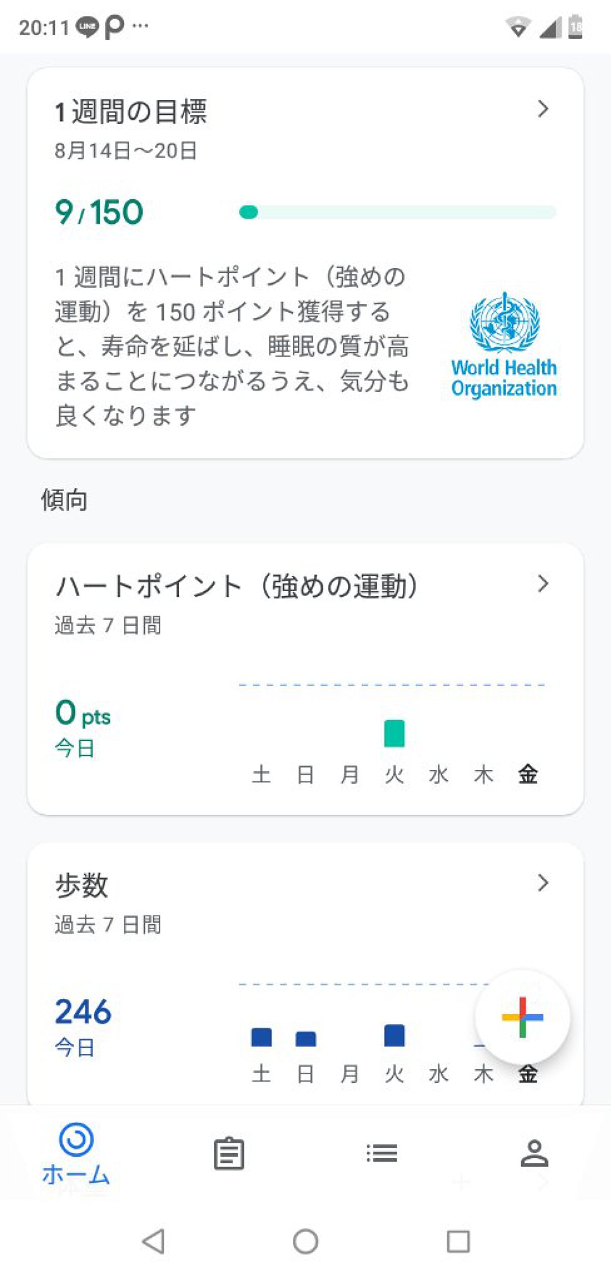 HITOMIMMM【ガッパ隊】@スキンケアヲタク on LIPS 「【私が使ってる生理管理アプリ】・GoogleFitスクショ乗せ..」(5枚目)