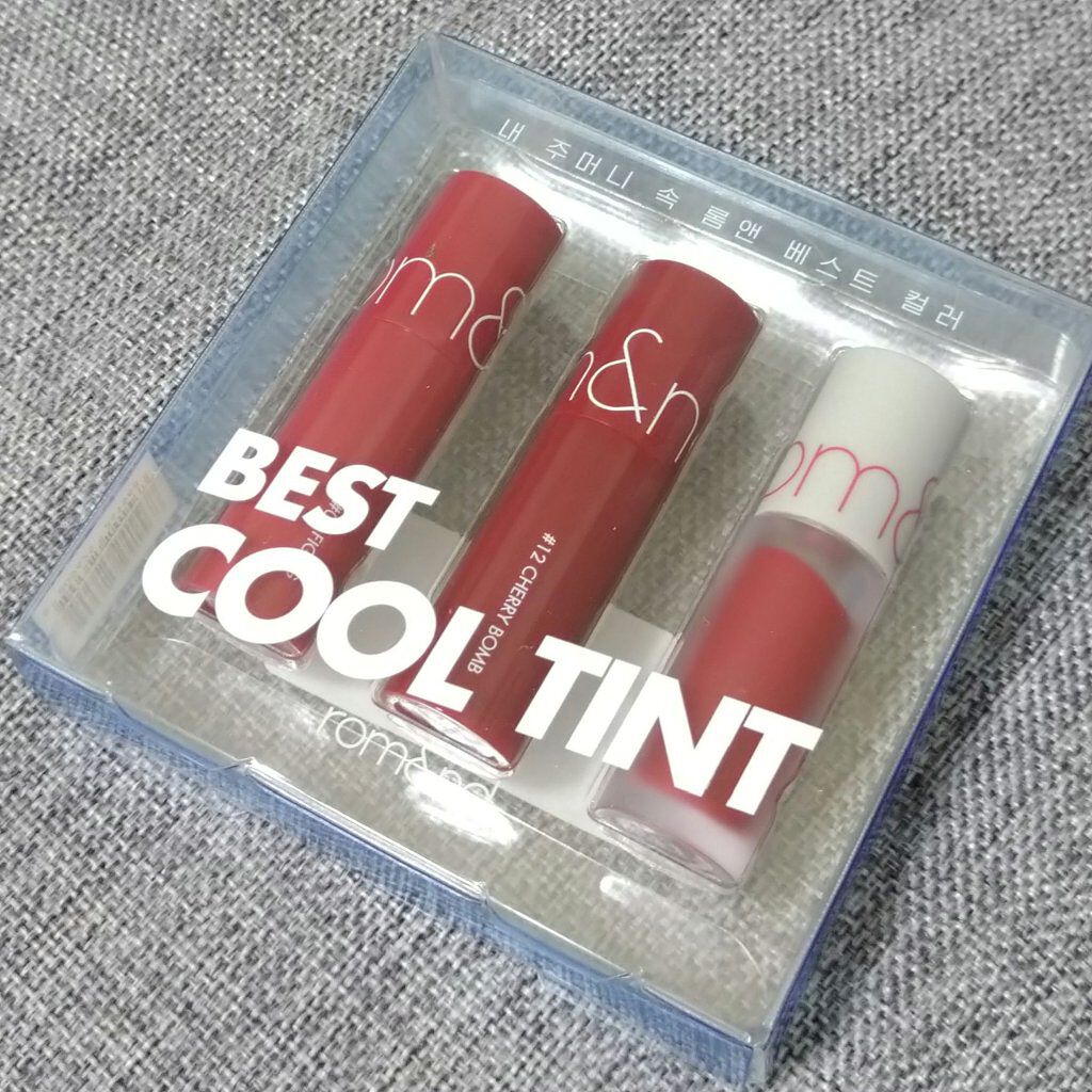 ベストティントエディション ミニリップキット/rom&nd/リップティントを使ったクチコミ（1枚目）