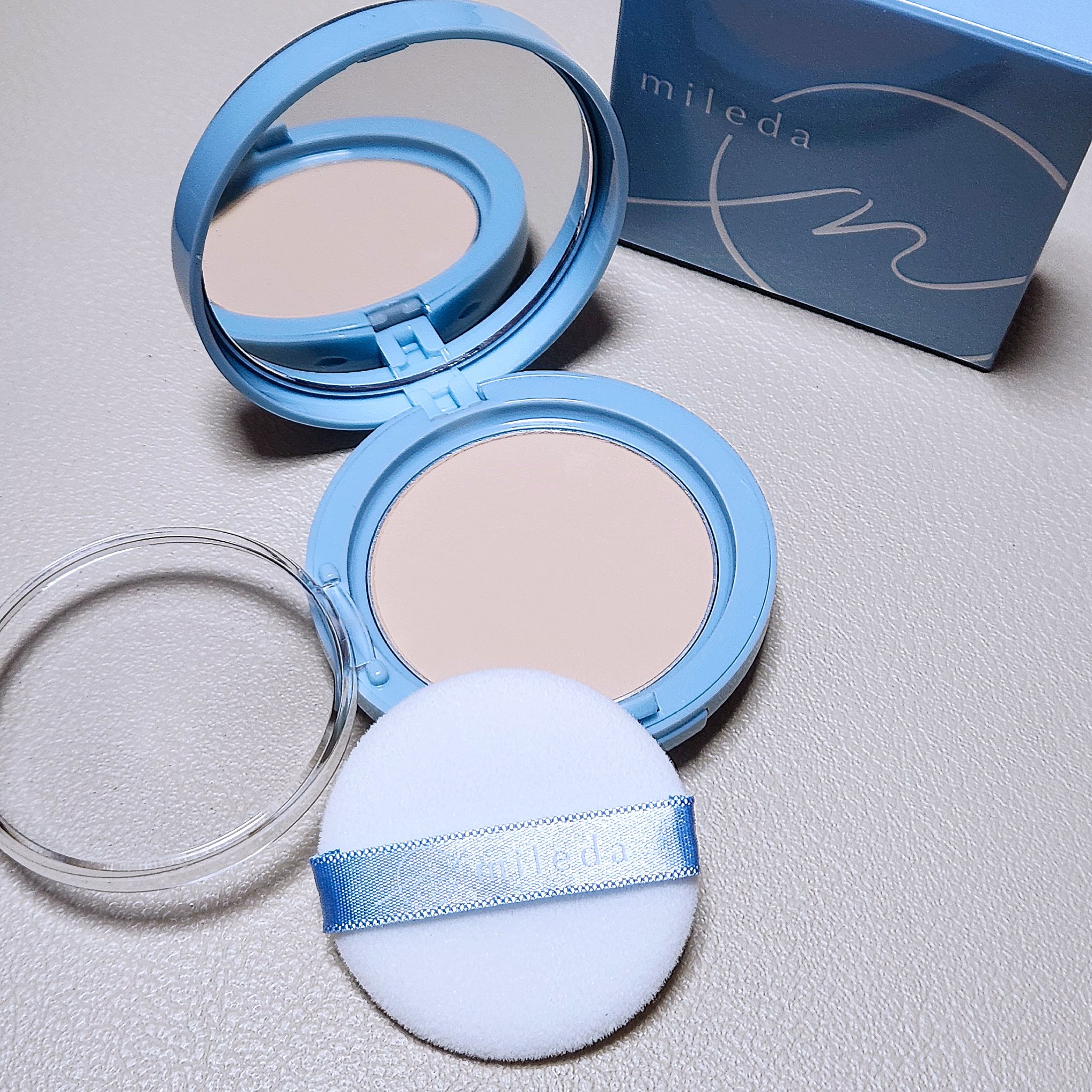 スムースフィットファンデーション/mileda/パウダーファンデーションを使ったクチコミ（2枚目）