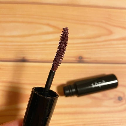 カラーマスカラ 01 バーガンディ/sopo/マスカラを使ったクチコミ(2枚目)