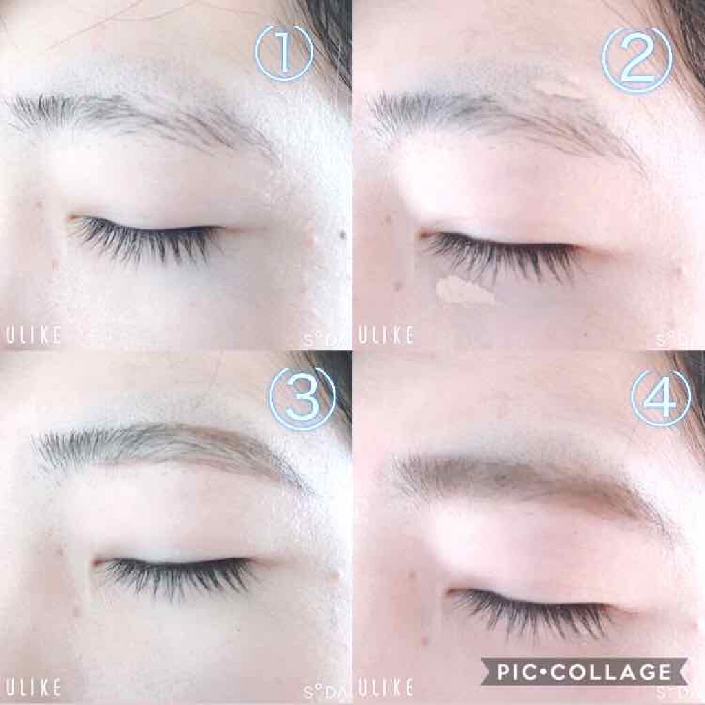 ニュアンスアイブローマスカラ/インテグレート/眉マスカラを使ったクチコミ（2枚目）