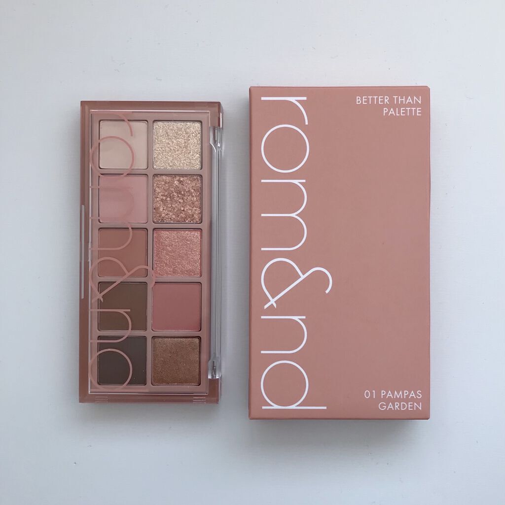 ベターザンパレット/rom&nd/アイシャドウパレットを使ったクチコミ（1枚目）