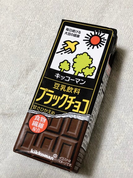 豆乳飲料 ブラックチョコ 200ml/キッコーマン飲料/豆乳飲料の画像