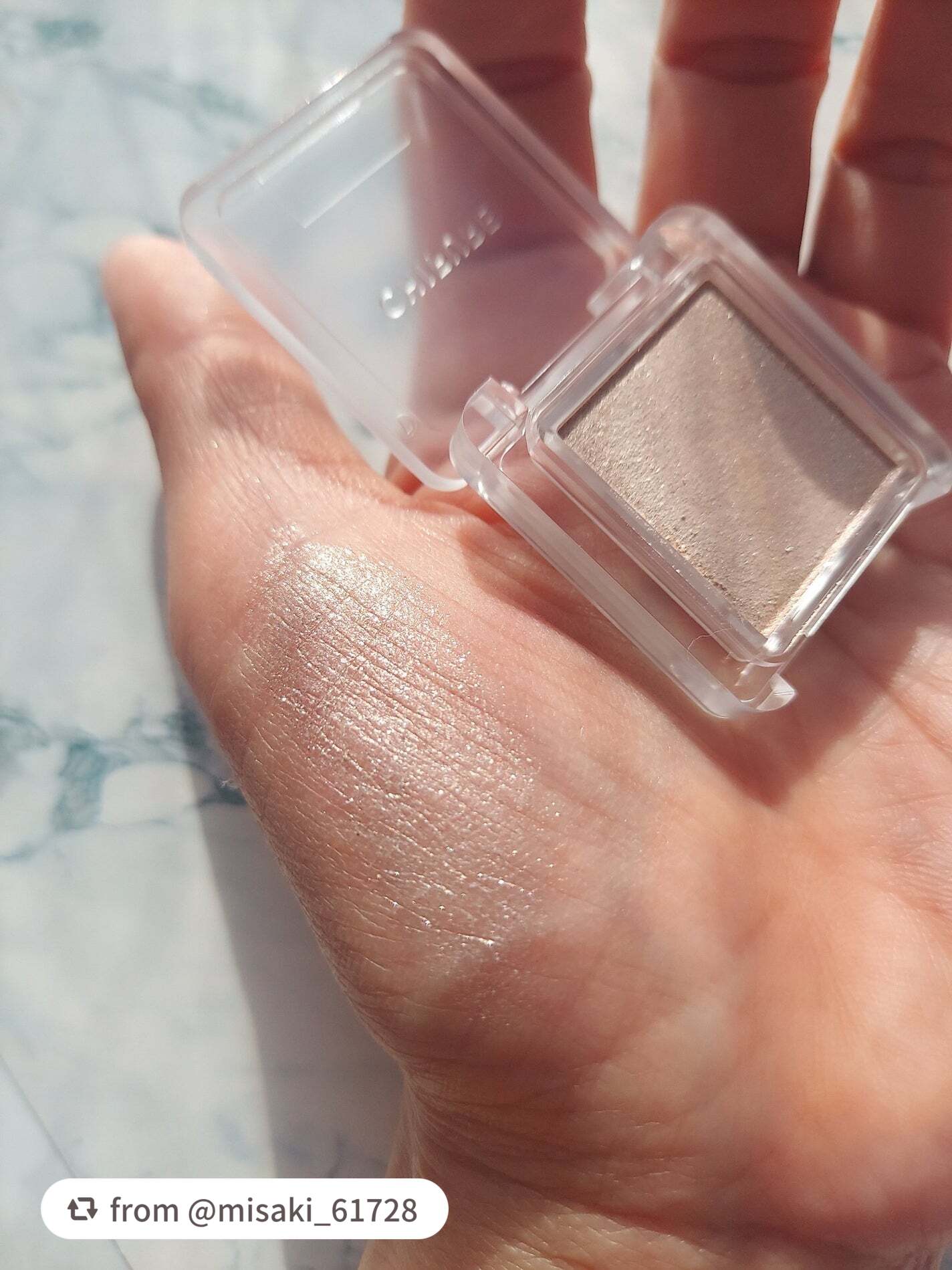 シングル カラー アイシャドウ/ちふれ/単色アイシャドウを使ったクチコミ(3枚目)