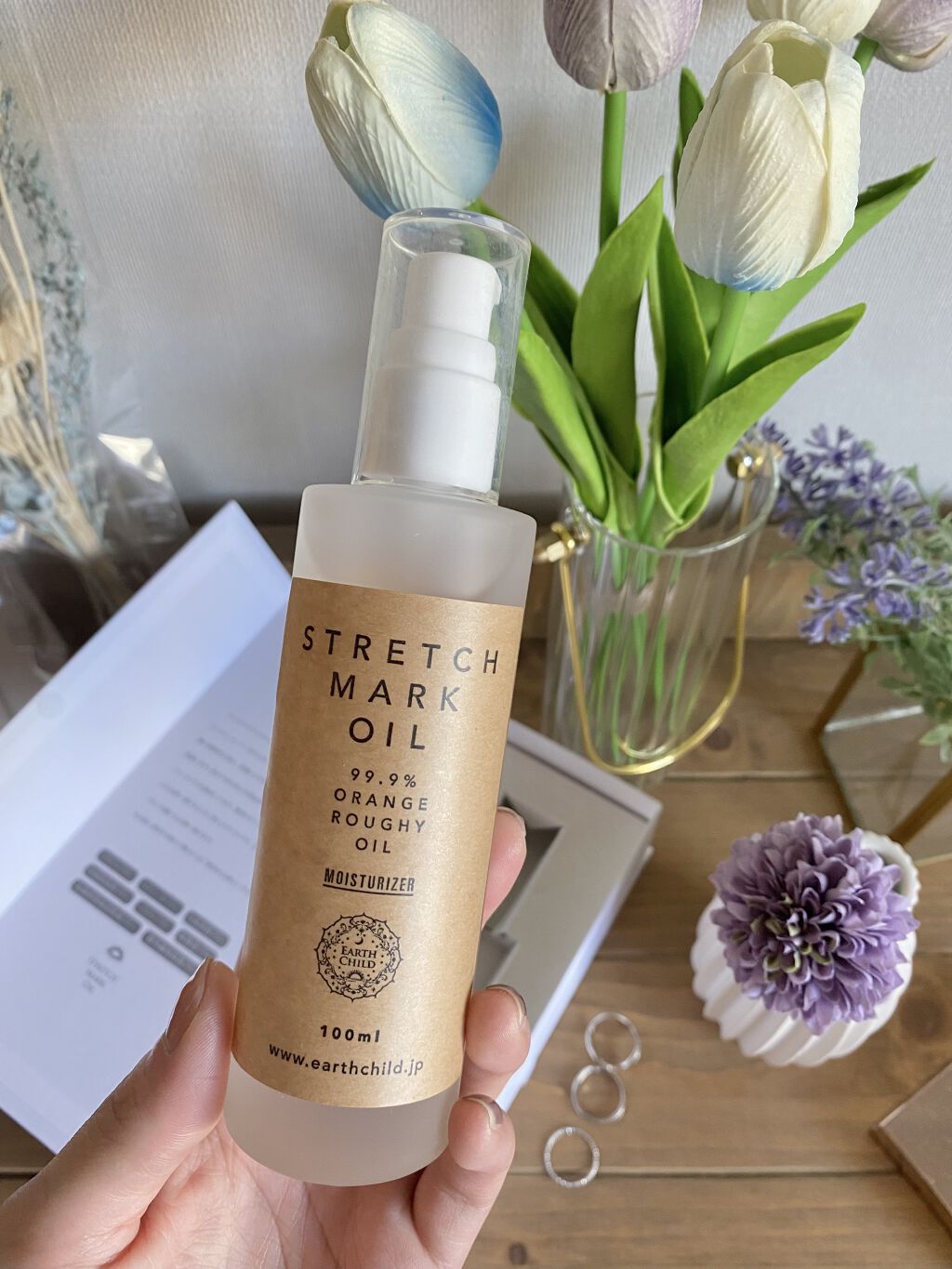 ストレッチマークオイル/EARTHCHILD/美容液を使ったクチコミ（1枚目）