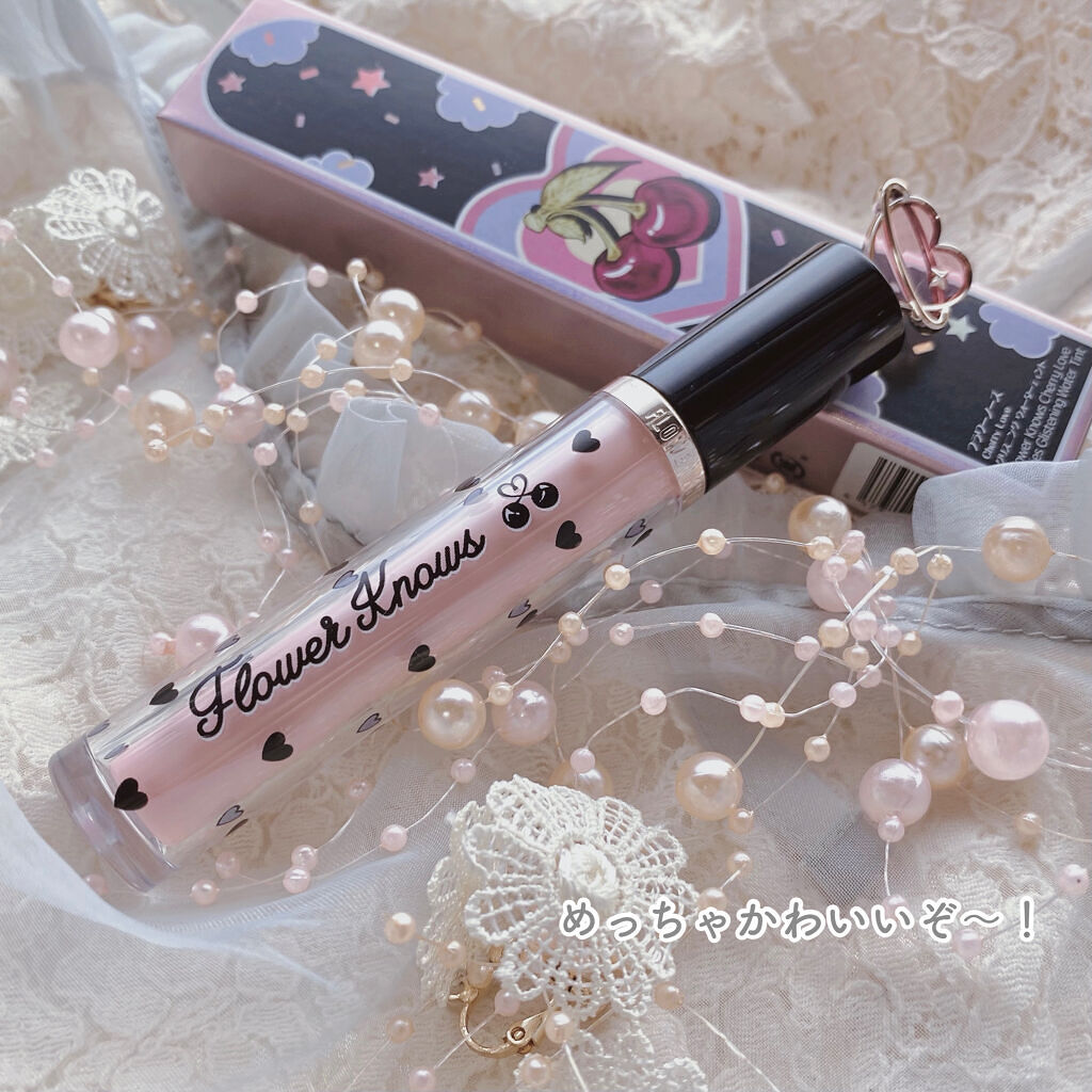 グリスニングウォータリングティント/FlowerKnows/リップティントを使ったクチコミ（2枚目）