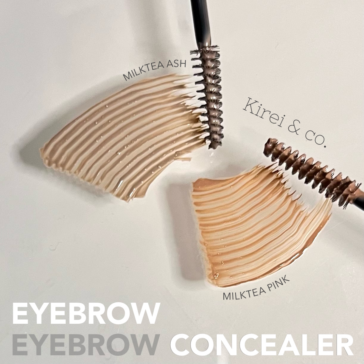 うす眉コンシーラー 01 ミルクティピンク/Kirei&co./眉マスカラを使ったクチコミ（1枚目）