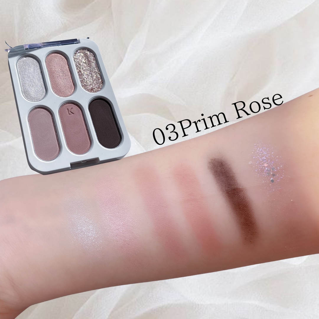 フォーエバー6アイパレット/Laka/アイシャドウパレットを使ったクチコミ（2枚目）