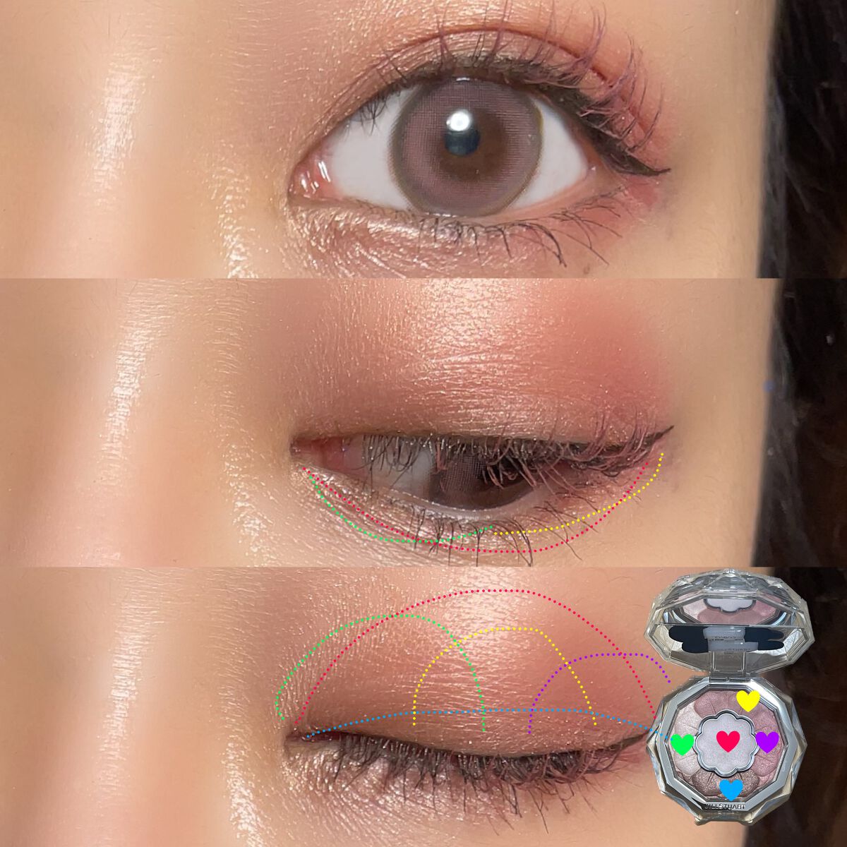 ジルスチュアート ブルームクチュール アイズ/JILL STUART/アイシャドウパレットを使ったクチコミ(4枚目)