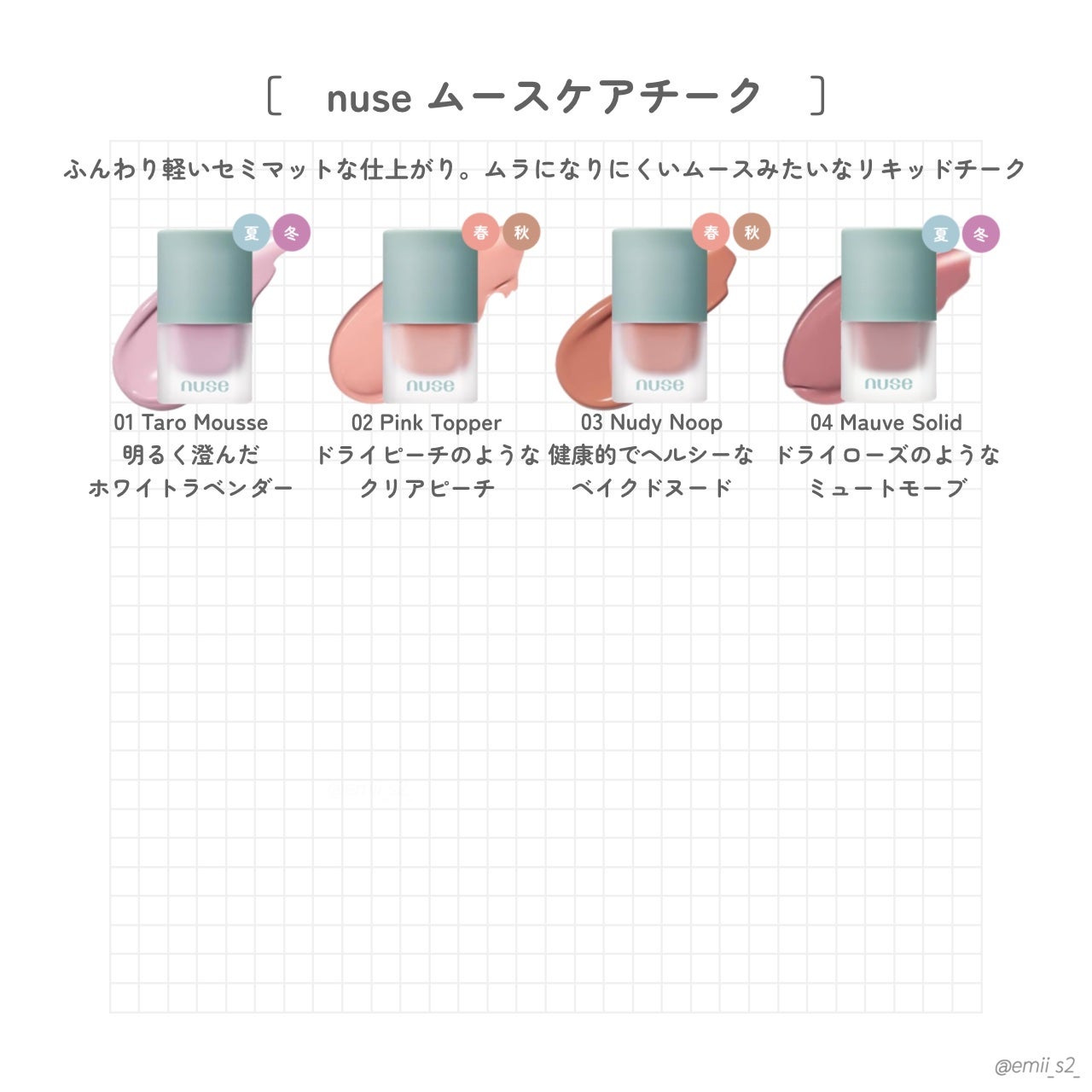 リキッドケアチーク/nuse/リキッドチークを使ったクチコミ(3枚目)