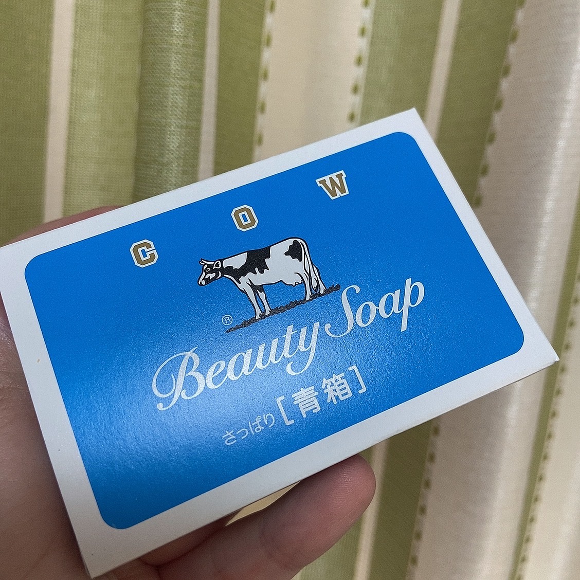 青箱 (さっぱり) レギュラーサイズ 85g(6コ)/カウブランド/ボディ石鹸を使ったクチコミ（1枚目）