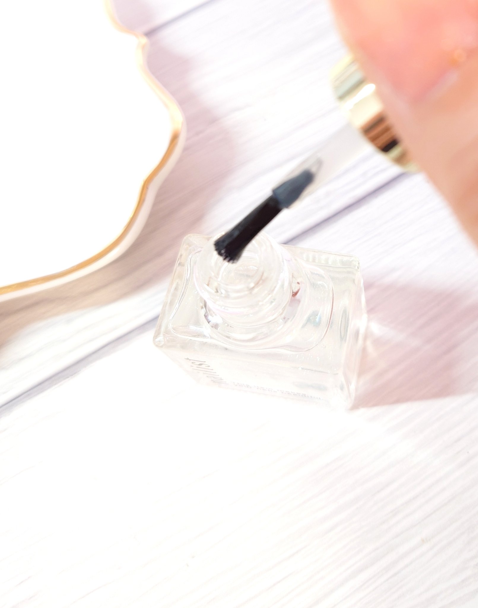 クイッククリスタルコートⅡ/ネイリスト/ネイルトップコートを使ったクチコミ（3枚目）