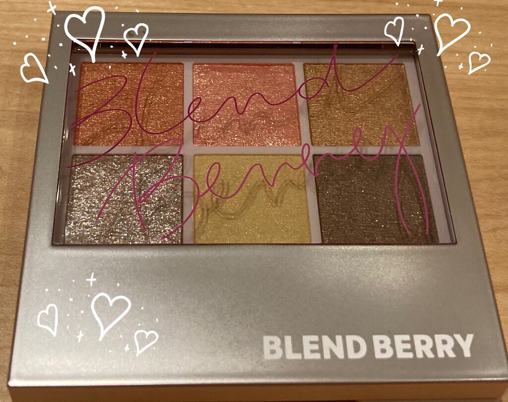 オーラクリエイション/BLEND BERRY/アイシャドウパレットを使ったクチコミ（2枚目）