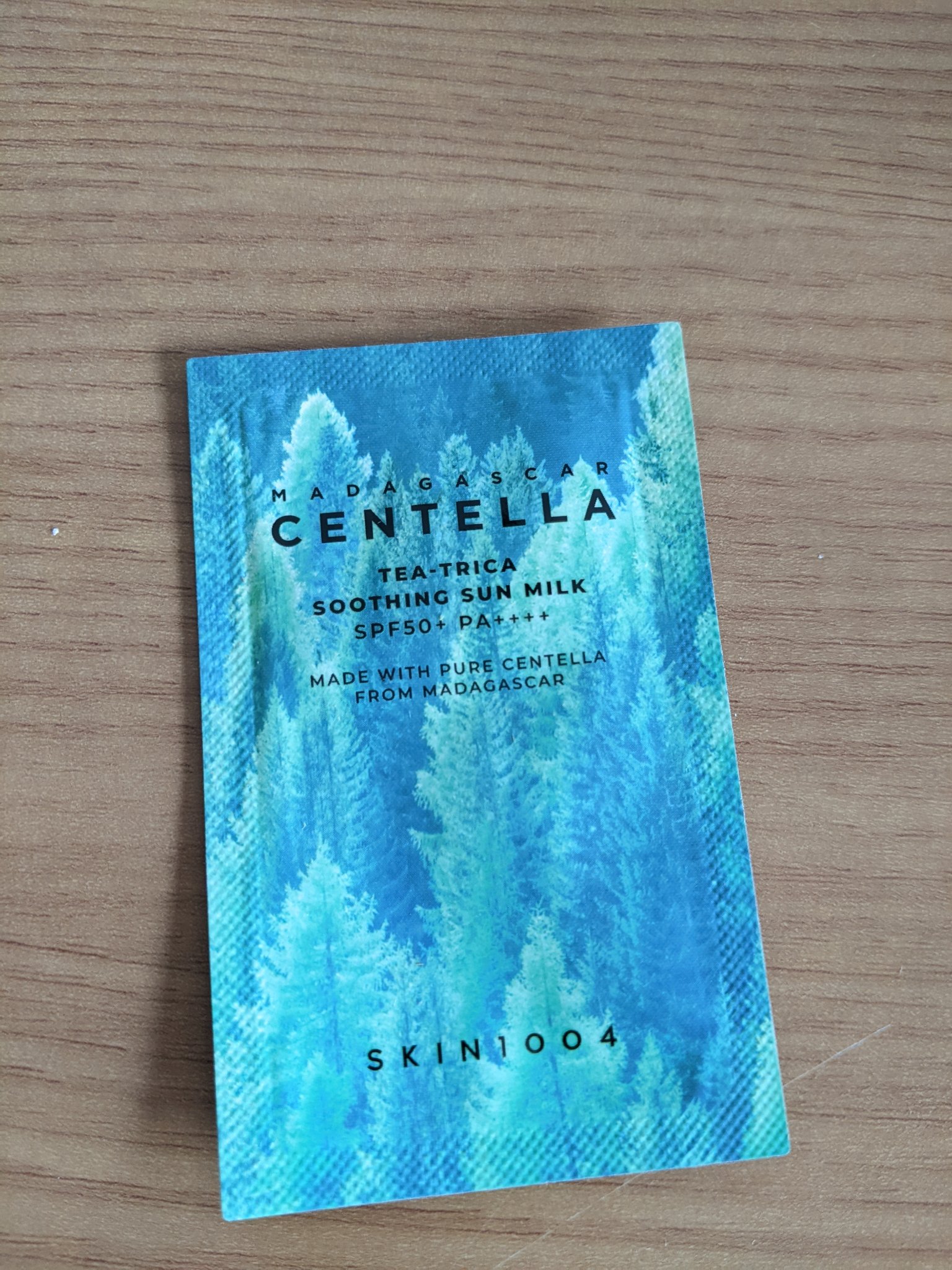 ティーツリカ スージング サンミルク/SKIN1004/日焼け止めミルクを使ったクチコミ（1枚目）