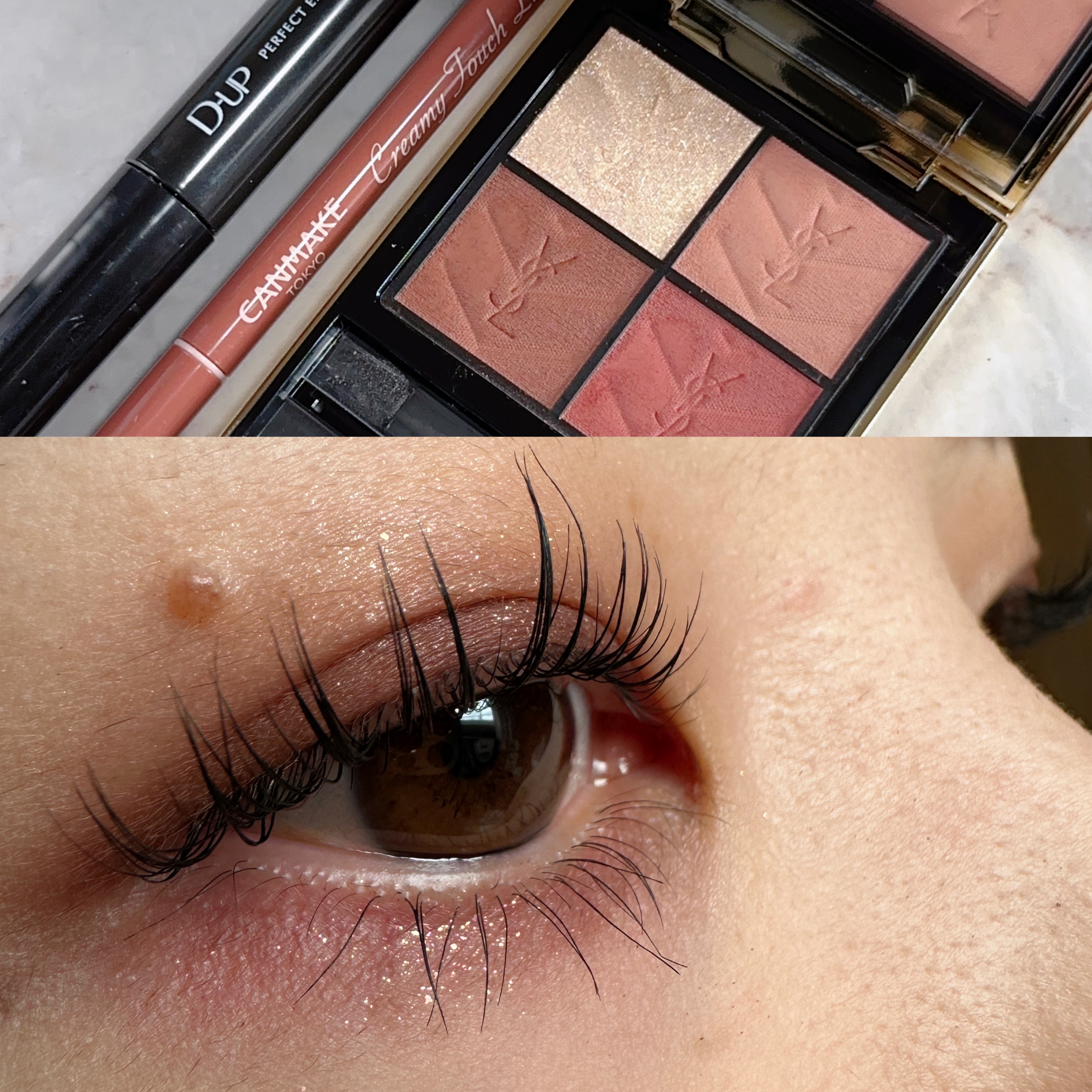 クリーミータッチライナー/キャンメイク/ジェルアイライナーを使ったクチコミ（1枚目）