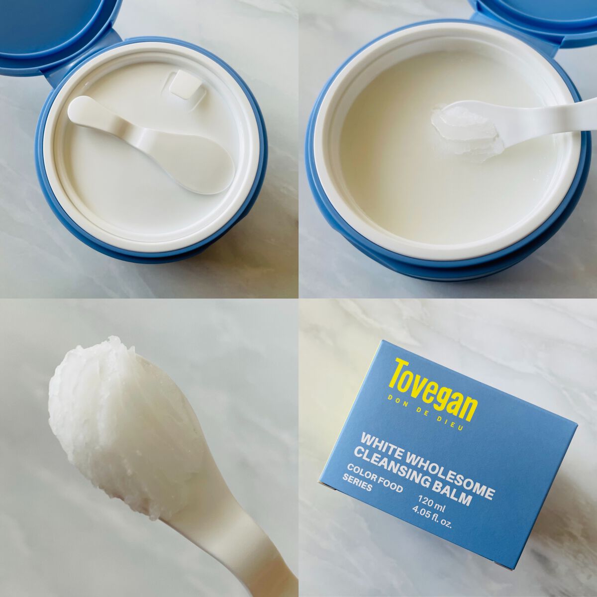 カラーフードシリーズホワイトホールサムクレンジングバーム/Tovegan/クレンジングバームを使ったクチコミ（2枚目）