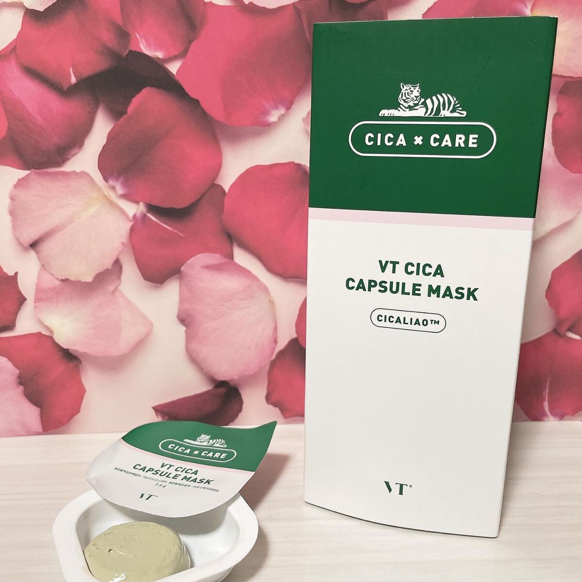 CICA カプセルマスク/VT/洗い流すパック・マスクを使ったクチコミ(3枚目)
