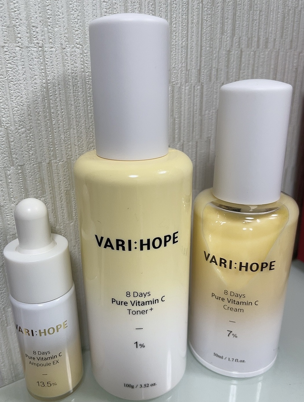 ８デイズピュアビタミンCアンプル/VARI:HOPE/美容液を使ったクチコミ（1枚目）