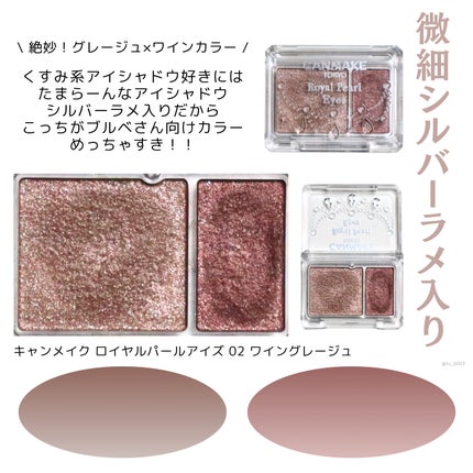 ジューシーピュアアイズ/キャンメイク/アイシャドウパレットを使ったクチコミ(4枚目)