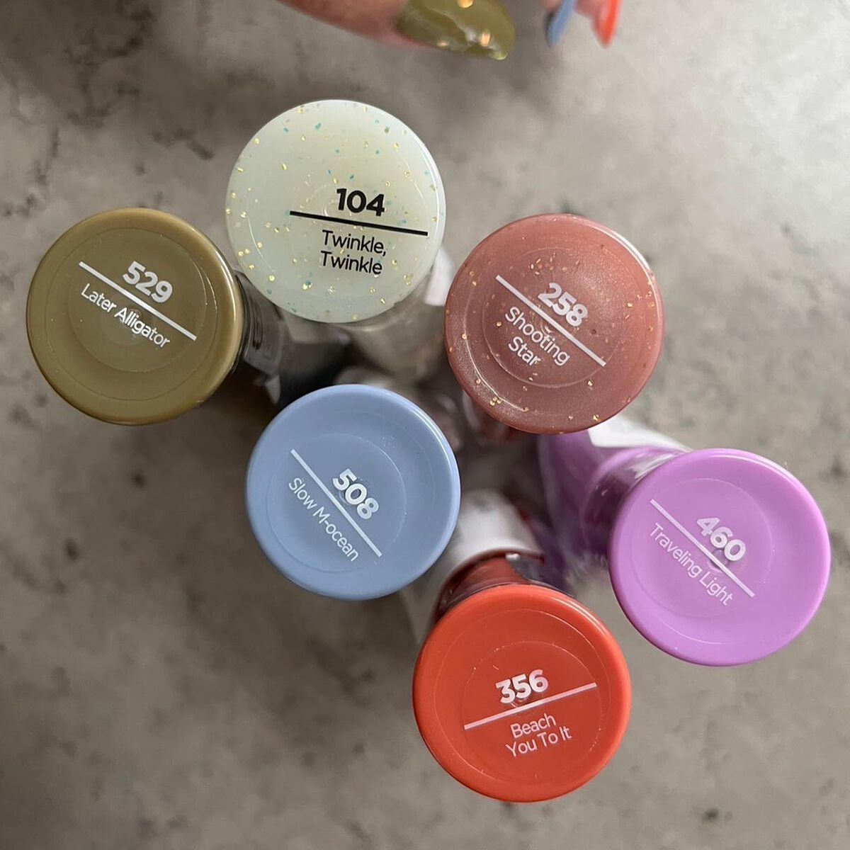 インスタドライ ネイルカラー 258 シューティングスター/サリーハンセン/オールインワンネイルを使ったクチコミ（2枚目）