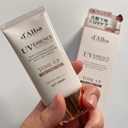 ウォータフルトーンアップサンクリーム/ダルバ/日焼け止めクリームを使ったクチコミ(1枚目)