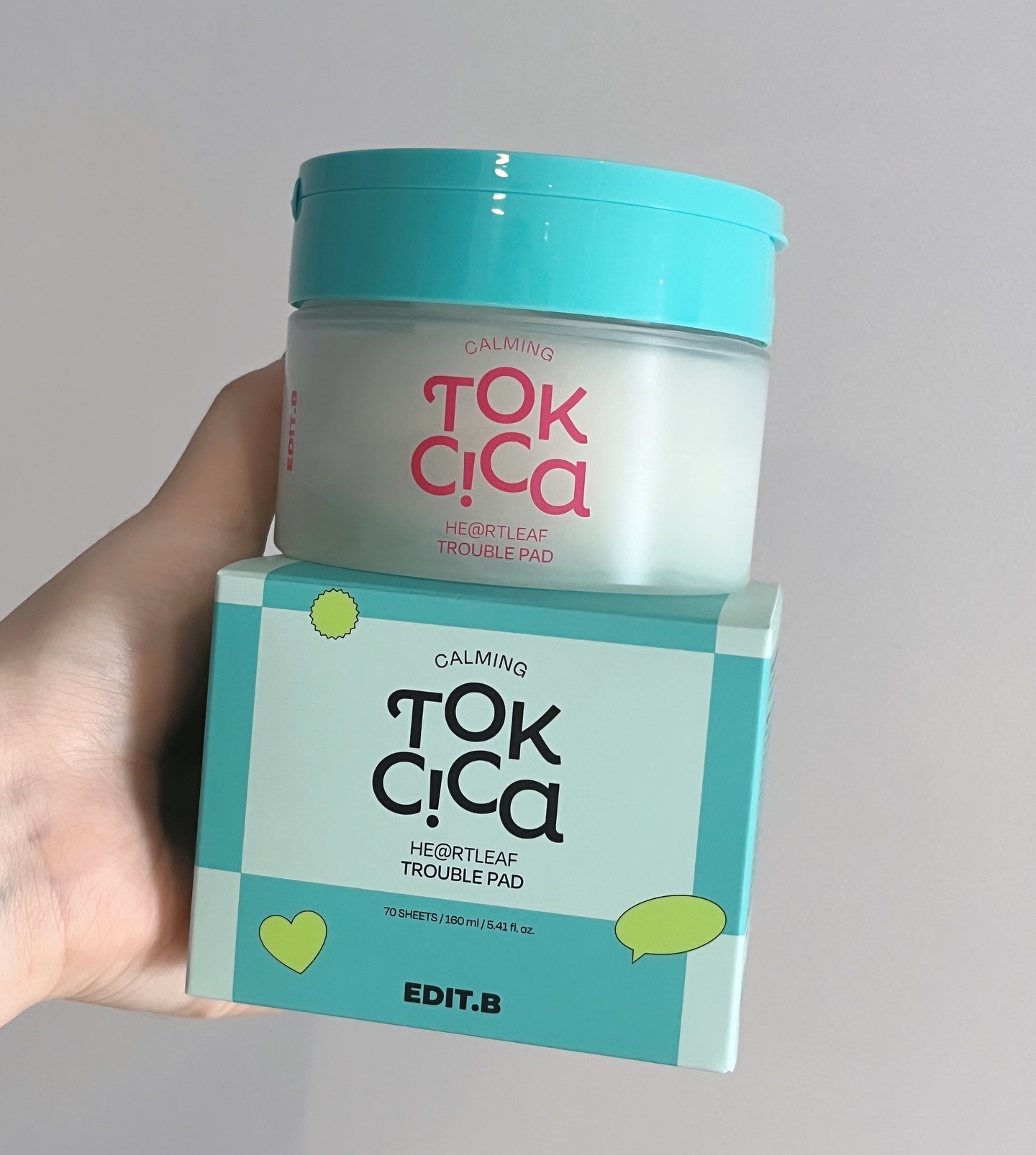 カーミングトックシカドクダミトラブルパッド/EDIT.B/トナーパッドを使ったクチコミ（1枚目）