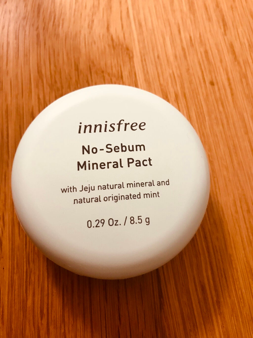 ノーセバム ミネラルパクト N/innisfree/プレストパウダーを使ったクチコミ(1枚目)