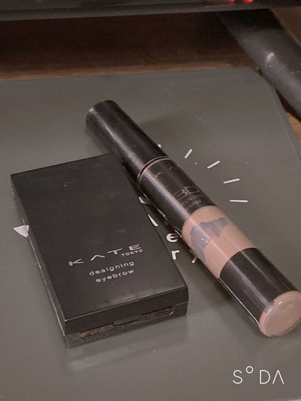 ケイト デザイニングアイブロウ3D/KATE/パウダーアイブロウを使ったクチコミ(1枚目)