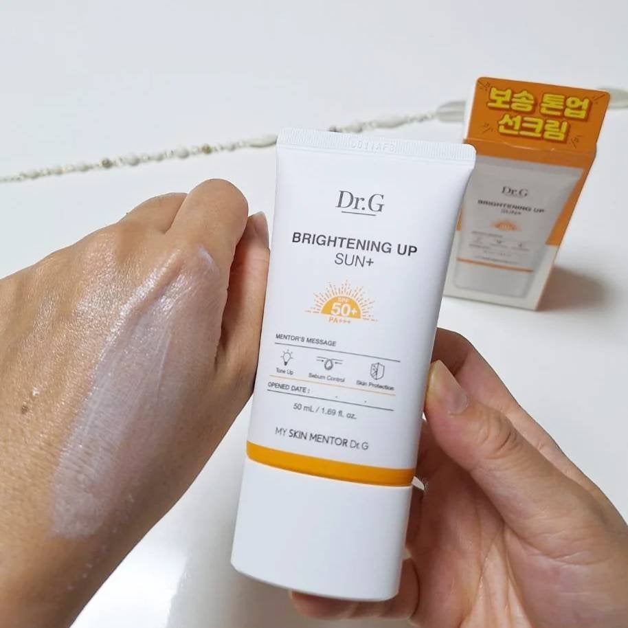 ブライトニングアップサンプラス/Dr.G/日焼け止めクリームを使ったクチコミ(4枚目)