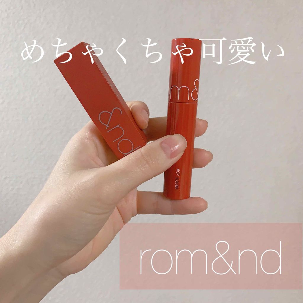 ゼログラムマットリップスティック/rom&nd/口紅を使ったクチコミ（1枚目）