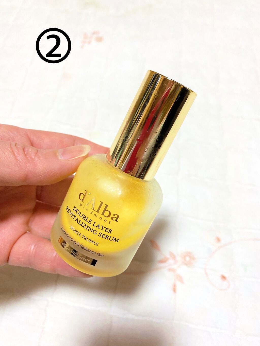 ダルバ ホワイトトリュフファーストスプレーセラム/ダルバ/ミスト状化粧水を使ったクチコミ(3枚目)