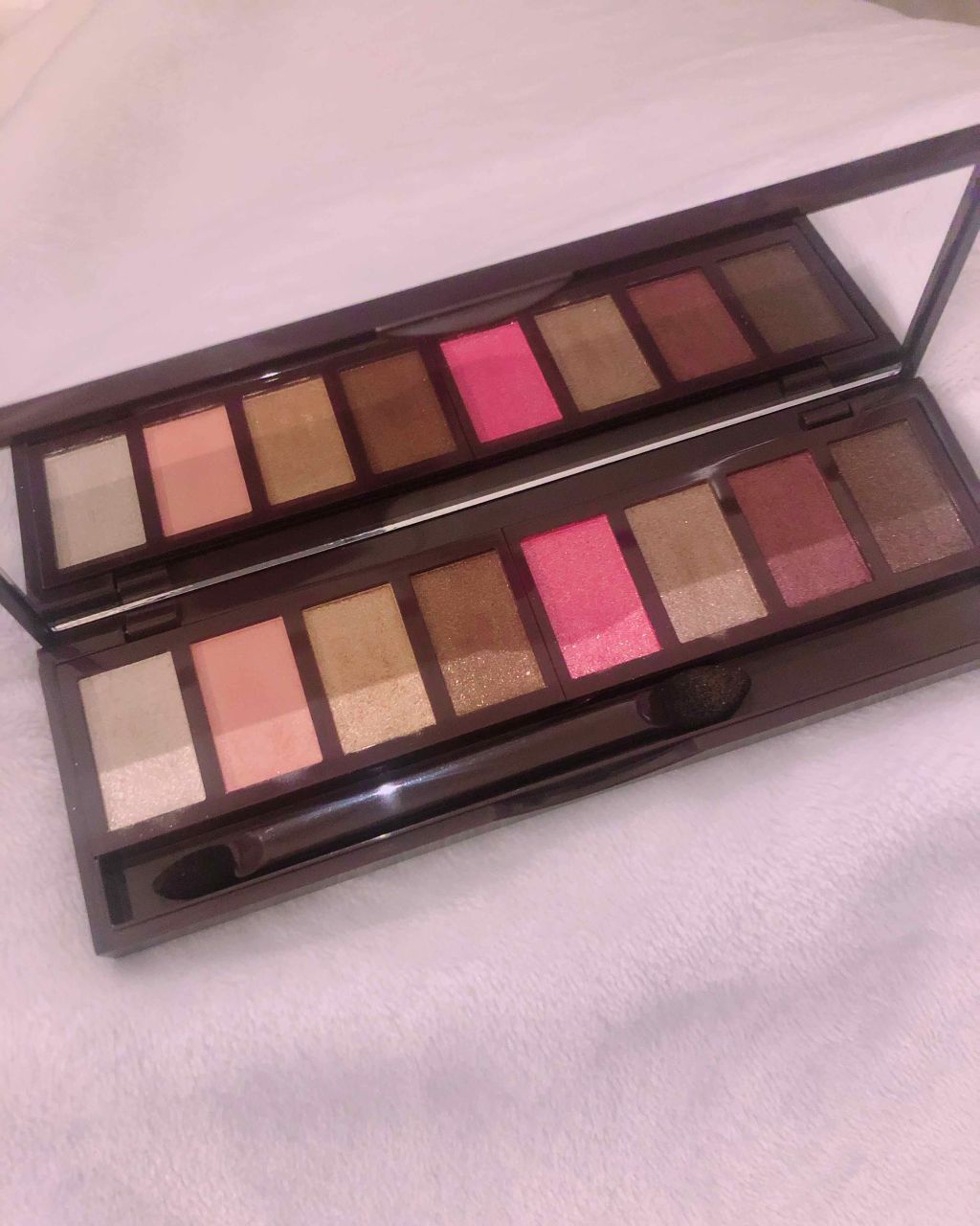 グラマラスリッチ アイパレット (クリスマスコフレ 2018)/Visée/メイクアップキットを使ったクチコミ(2枚目)