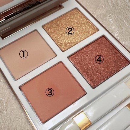ソレイユ ドゥ フ アイ カラー クォード/TOM FORD BEAUTY/アイシャドウパレットを使ったクチコミ(2枚目)