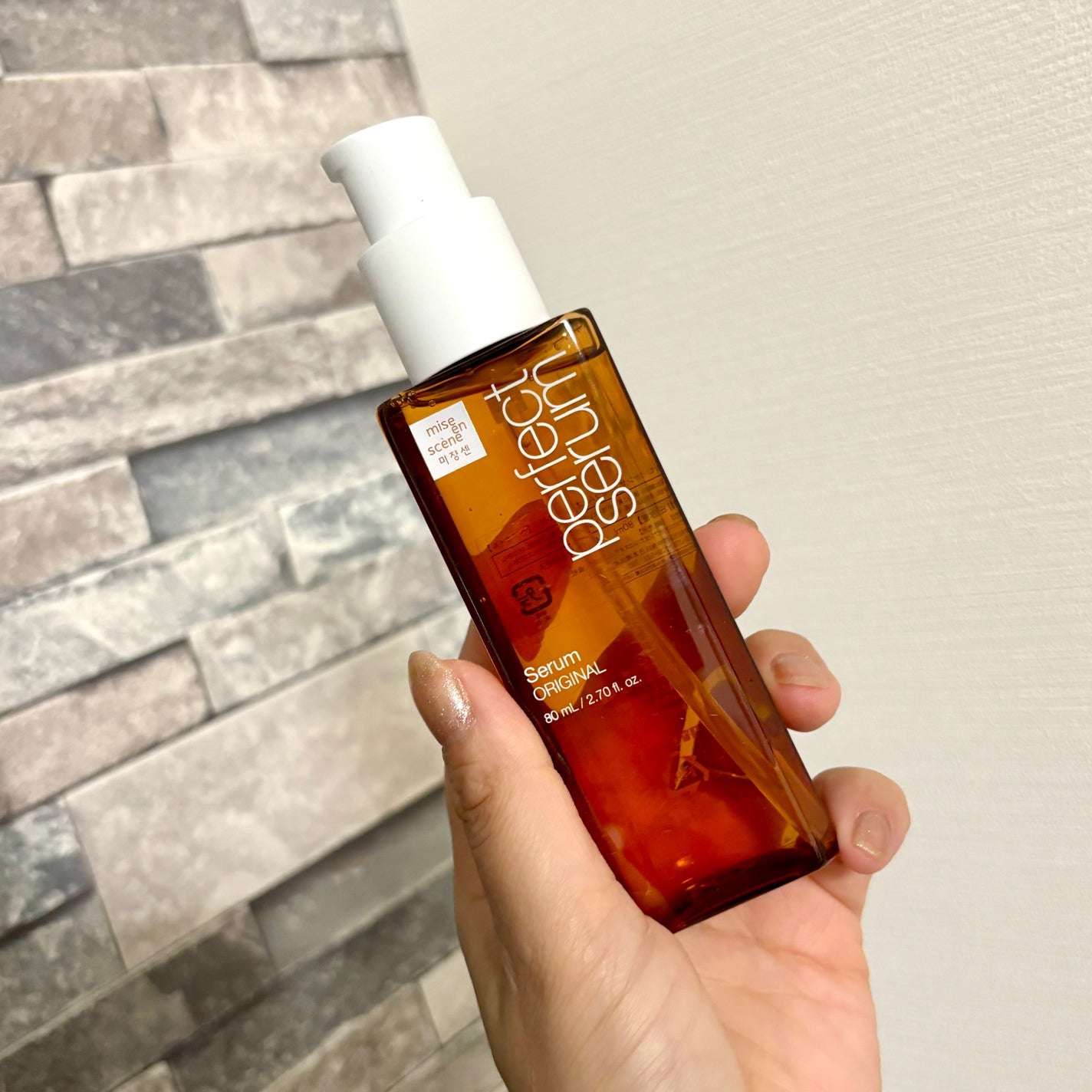 パーフェクトセラム オリジナルセラム/miseenscene/アウトバストリートメントを使ったクチコミ(8枚目)