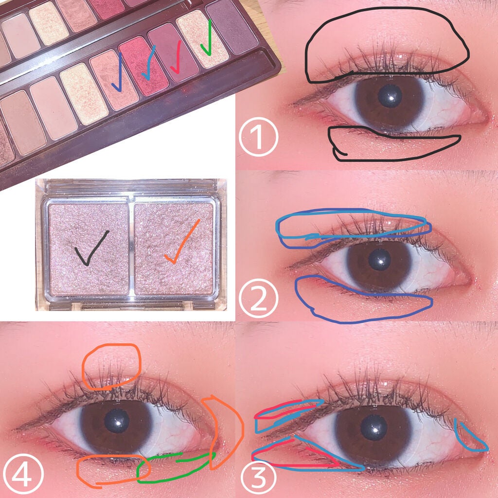 ジュエリーシャドウベール/キャンメイク/アイシャドウパレットを使ったクチコミ(2枚目)