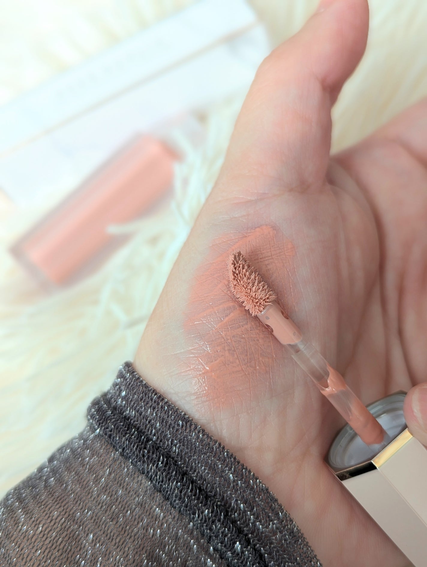 ペタルドロップリキッドブラッシャー/DEAR DAHLIA/リキッドチークを使ったクチコミ(2枚目)