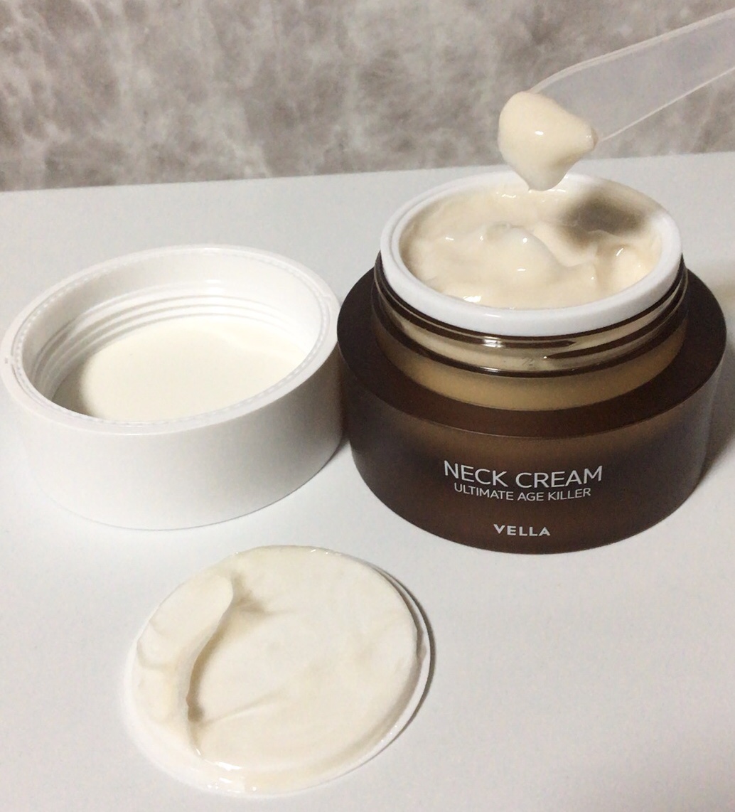 ベラ アルティメットエージ ネッククリーム/VELLA/フェイスクリームを使ったクチコミ（2枚目）