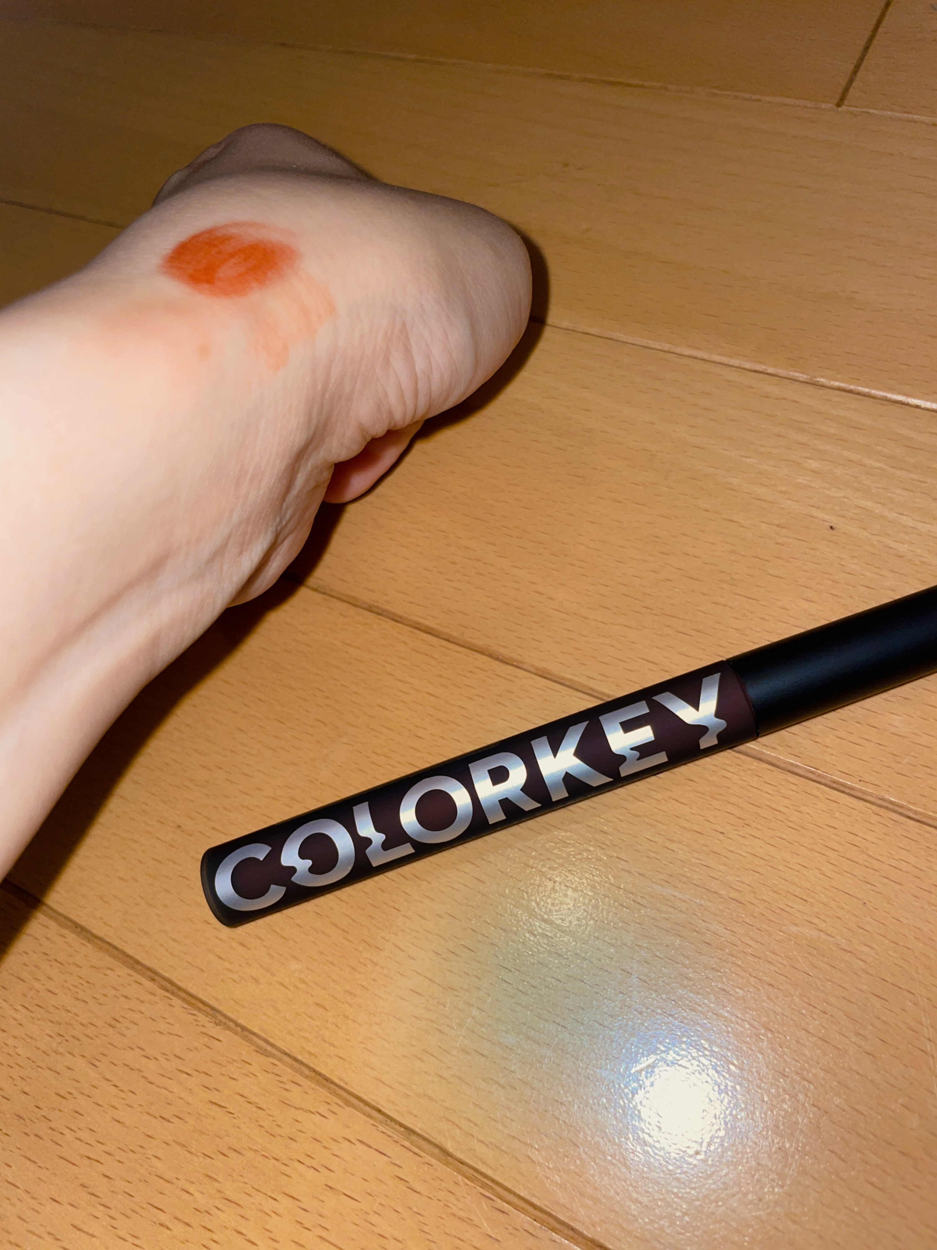 シャインミラーティント/COLORKEY/リップティントを使ったクチコミ（1枚目）