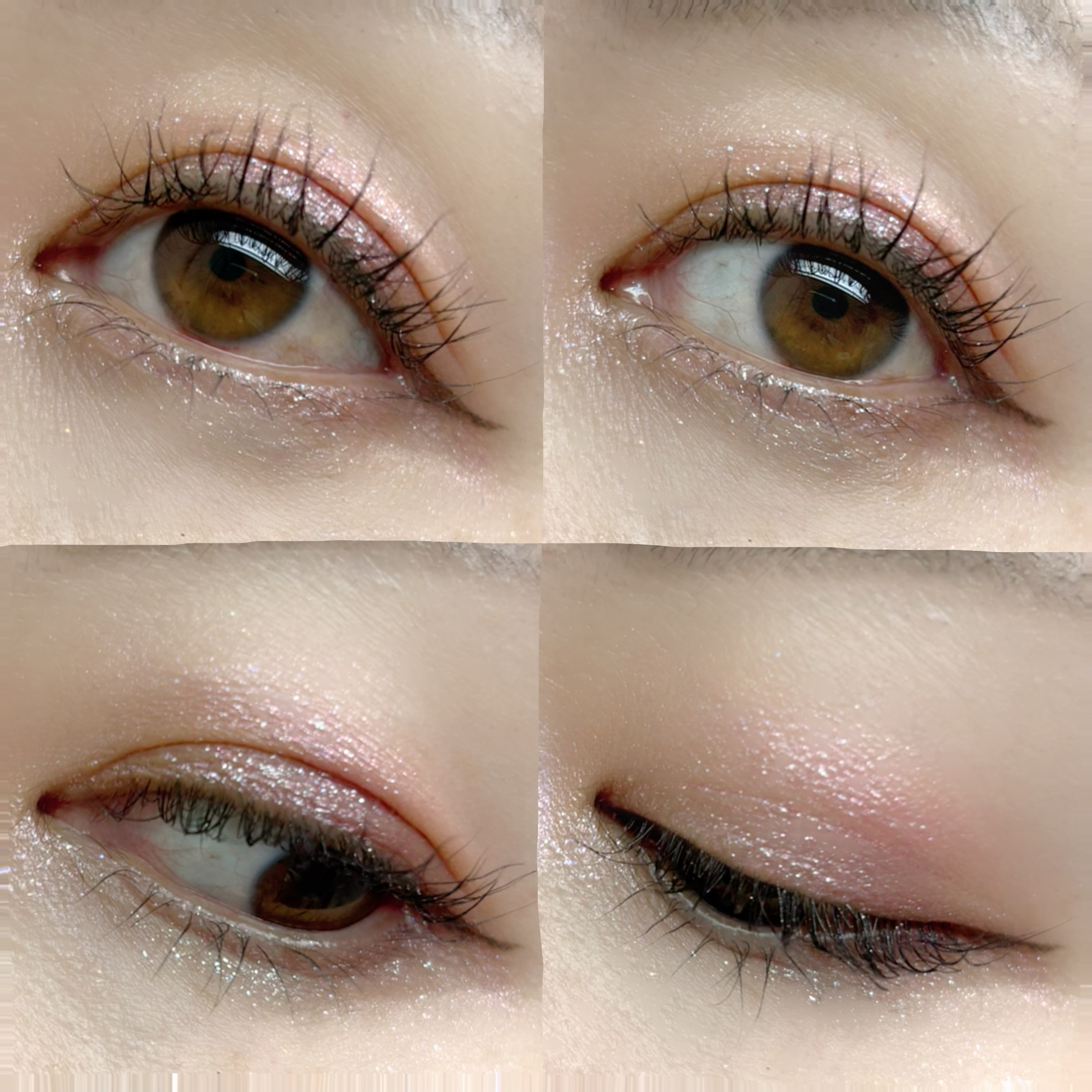 ラスティングリキッドライナー 03 セピアブラウン/キャンメイク/リキッドアイライナーを使ったクチコミ（1枚目）