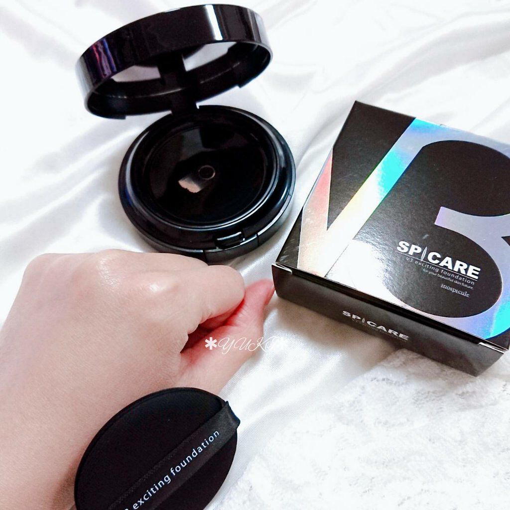V3 エキサイティングファンデーション/SPICARE/クッションファンデーションを使ったクチコミ(7枚目)