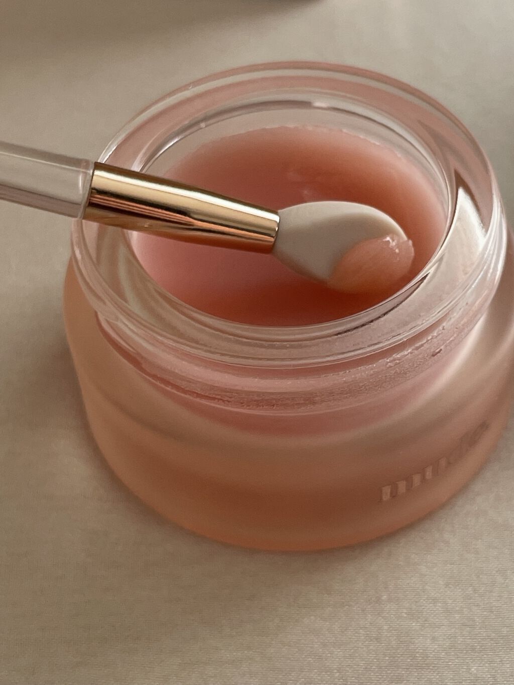 ベアーシャインリップマスク/mude/リップマスクを使ったクチコミ（3枚目）