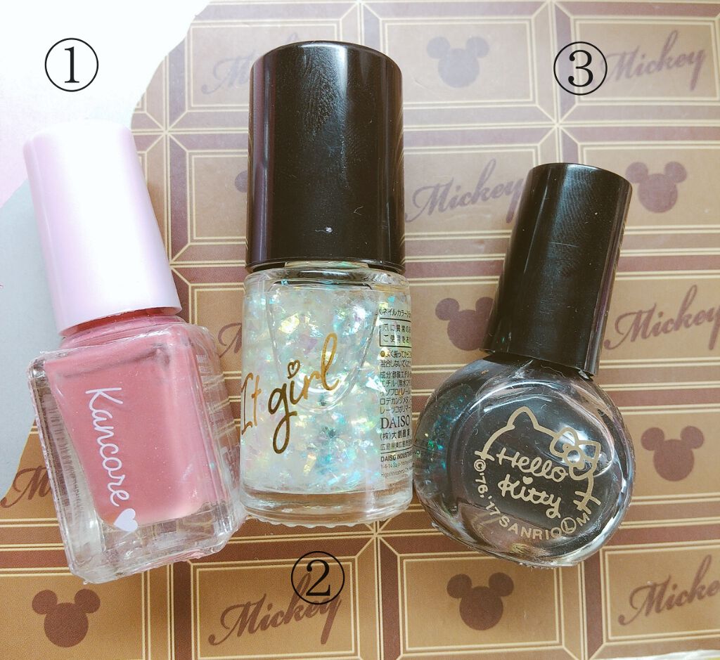 サンリオネイル/DAISO/マニキュアを使ったクチコミ(2枚目)
