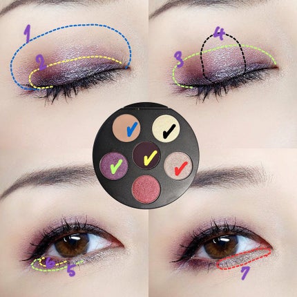 サプライズ アイズ アイシャドウ × 6 リッチ/M・A・C/アイシャドウパレットの画像