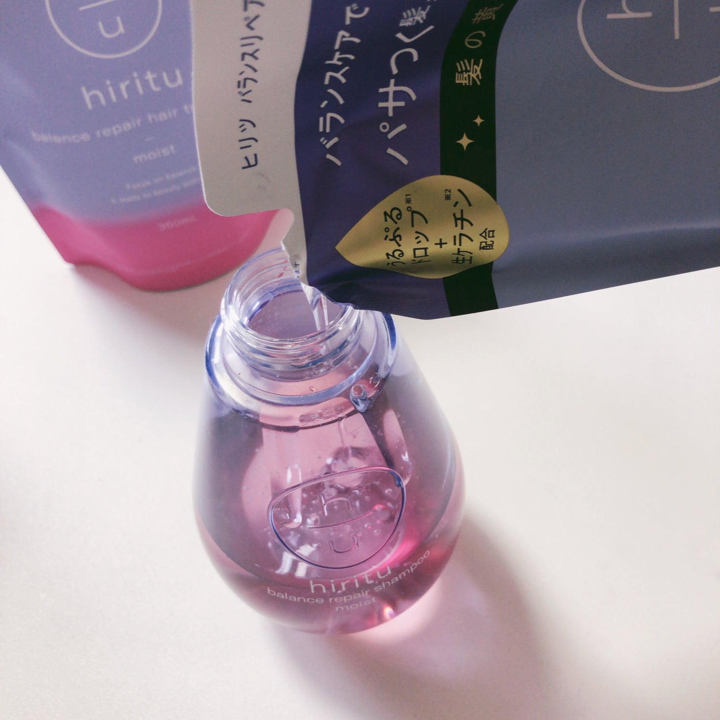バランスリペア シャンプー/ヘアトリートメント モイスト/hiritu/市販シャンプーを使ったクチコミ(2枚目)
