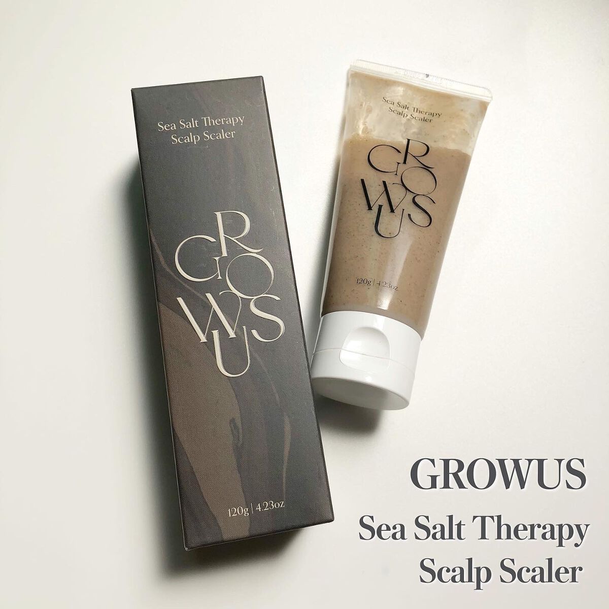 シーソルトセラピースカルプスケーラー/GROWUS/ヘッドスクラブを使ったクチコミ（1枚目）