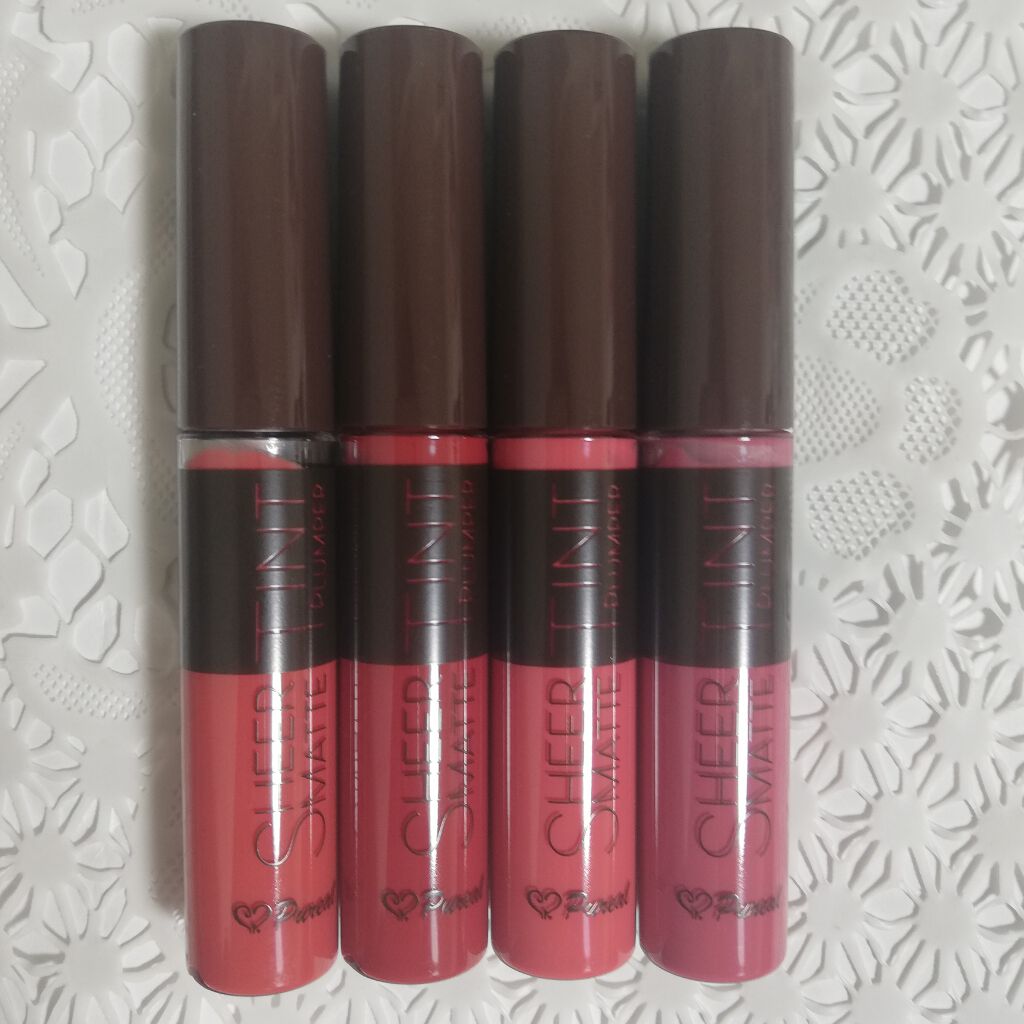 シアーマットティントプランパー/ピュレア/リップティントを使ったクチコミ(1枚目)