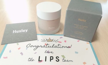 Huxley アイクリーム ; コンセントレートオンのクチコミ「LIPSのプレゼント企画にて当選して頂きました！！
ありがとうございます。初当選でテンション上.....」（2枚目）