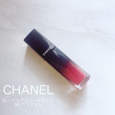 ルージュ アリュール ラック 66 ペルマナン/CHANEL/口紅を使ったクチコミ（1枚目）